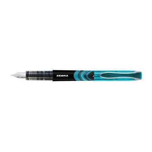 ZEBRA light blue fountain pen, 0.6 mm nib