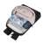 RIVACASE Anvik 7923 black laptop backpack, inside view with laptop, tablet, notebook and water bottle