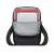 RIVACASE Lantau 8810 tablet shoulder bag, black and grey, interior view with tablet and notebook