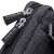 RIVACASE Lantau 8810 tablet shoulder bag, black and grey, close up of zipper
