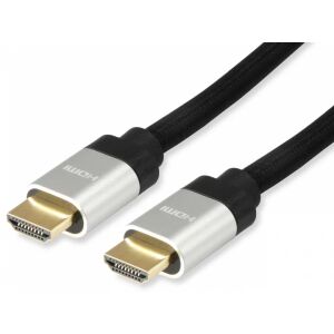 EQUIP 1m HDMI 2.1 Ultra High Speed kábel aranyozott csatlakozókkal - HDMI kábel