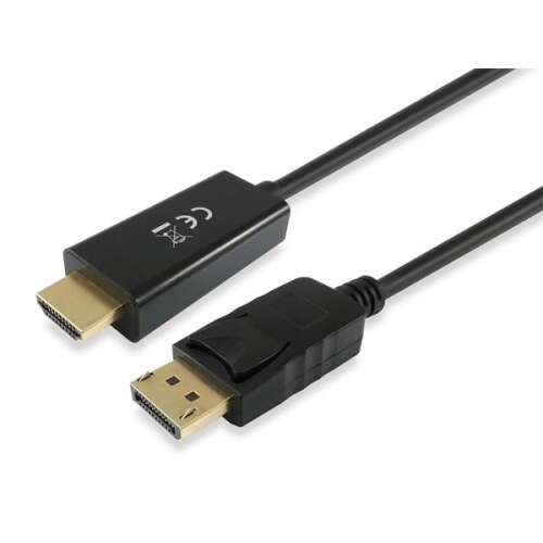 EQUIP DisplayPort-HDMI Adapterkabel, 3 Meter lang, schwarz