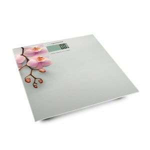 Esperanza Orchid fürdőszobai mérleg EBS010, digitális személyi mérleg virágmintával - Személymérleg