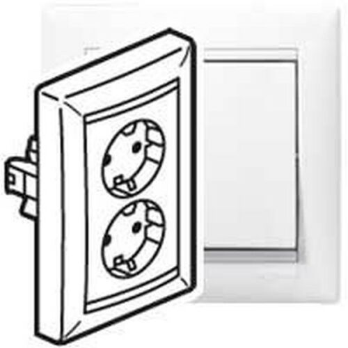 Legrand Valena dupla fali konnektor, 2P+F, fehér