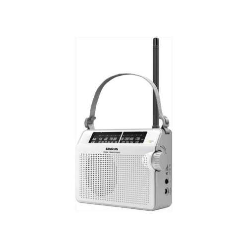 Sangean PR-D6W tragbares AM/FM Radio, weiß