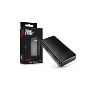 Maxlife TF-0167 30000mAh schwarzes Powerbank, tragbares Ladegerät für Smartphones und Tablets - Maxlife