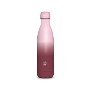 Ars Una 500ml Gradient Burgundy-Pink Sticlă de apă metalică cu pereți dubli - Ars Una