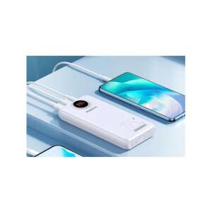 Romoss SW20PF 20000mAh weißes Powerbank, das ein Smartphone auflädt - Romoss