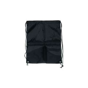 Act!ive fekete tornazsák, húzózsinóros táska, sporttáska - ACT!IVE