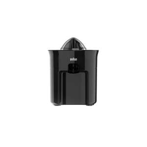Braun CJ3050BK citrusprés, fekete, elülső nézet - Kézi aprító, Kézi mixer, Gyümölcscentrifuga és préselő és Elektromos tésztagép