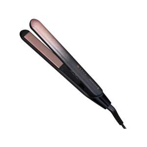 Remington S5305 Rose Shimmer Haarglätter, schwarz und roségold, schräge Ansicht - Haarglätter