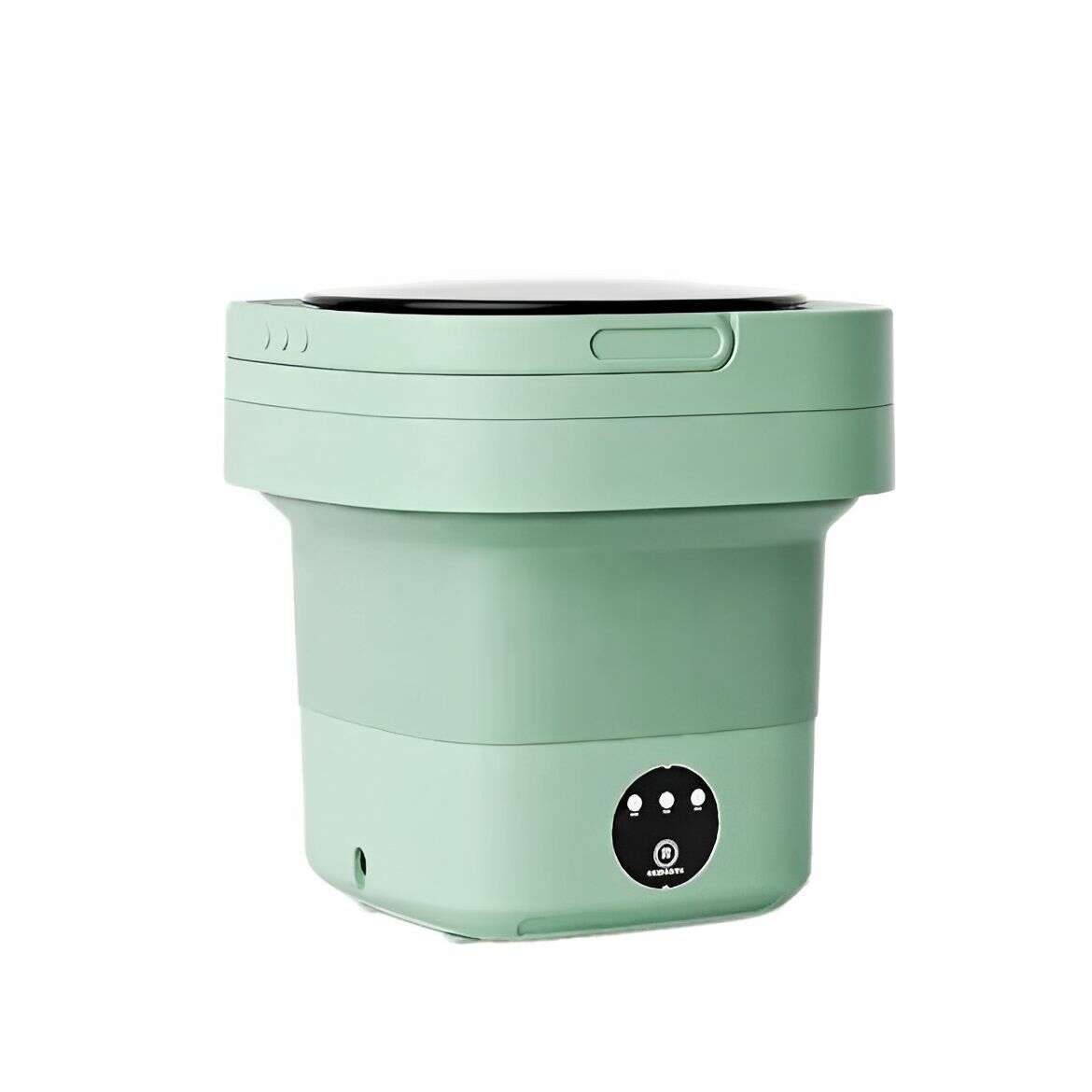 Mosógép, hordozható és összecsukható, űrtartalom 6,5 liter, centrifugálás funkció, 3 mosóprogram, zöld, PROMERCO®