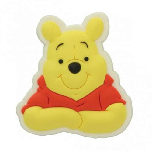 Winnie the Pooh Crocs Jibbitz charm, yellow and red, cartoon character