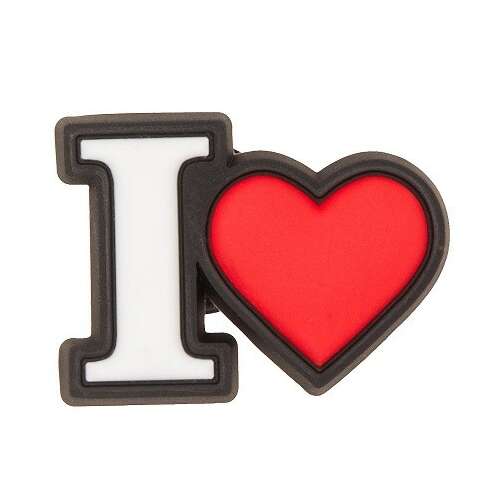 Crocs i heart Jibbitz shoe accessory unisex colorful one 105228711