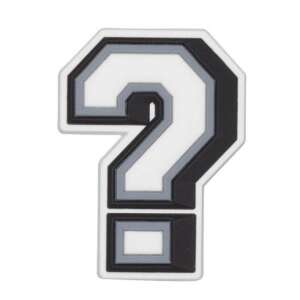 Crocs question mark jibbitz papucs kiegészítő unisex színes one 103793082 - Férfi papucs