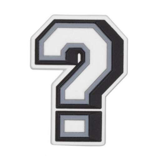 Crocs question mark Jibbitz shoe accessory unisex colorful one 103793082