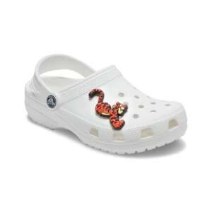 Crocs Winnie the Pooh Tigger Jibbitz charm, white crocs with orange Tigger charm - Fashion & Clothing
