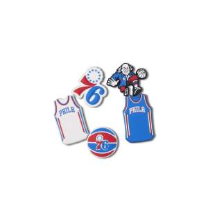 Crocs nba philadelphia 76ers 5 pack jibbitz papucs kiegészítő unisex színes one 105081212 - Férfi papucs