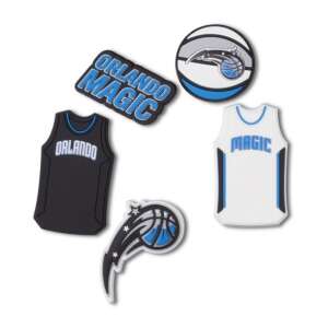 Crocs nba orlando magic 5pck jibbitz papucs kiegészítő unisex színes one 105082253 - Férfi papucs