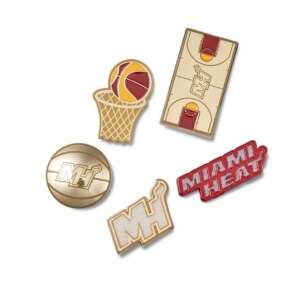 Crocs NBA Miami Heat 5pck Jibbitz charms unisex colorful one 105111331 - For man