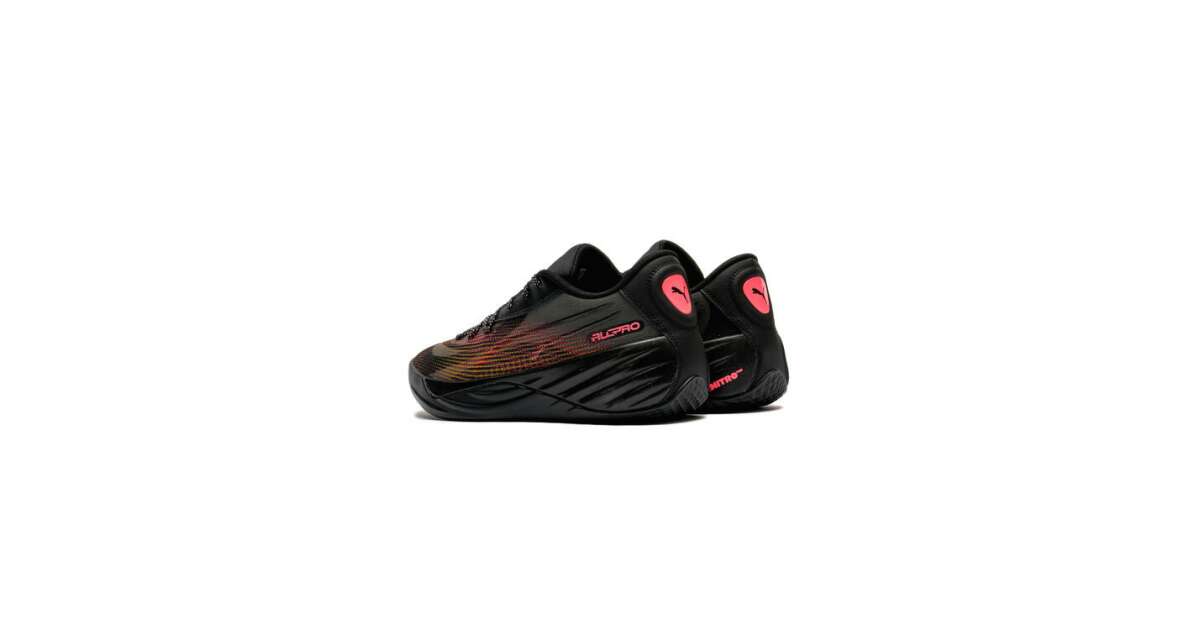 Puma all-pro nitro fire glow basketball shoe unisex black 41