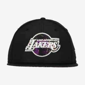 New Era Los Angeles Lakers Print Infill 9FIFTY baseball cap, black with purple and gold Lakers logo - For man