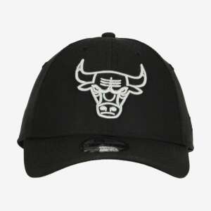 New Era Chicago Bulls 9Forty baseball sapka, fekete fehér logóval - Férfi baseball sapka