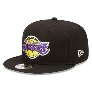 New Era Los Angeles Lakers 9FIFTY baseball cap in black with purple and yellow Lakers logo - Fashion & Clothing