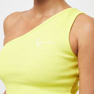 Karl Kani Dámske Asymetrické Rib Top, Žltá, Jedno Rameno, Bez Rukávov, Casual, Leto, Móda - Dámske oblečenie