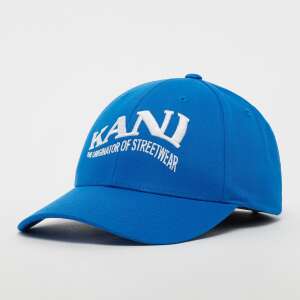 Karl Kani Wavy Retro Embro Cap blue baseball cap with white logo - For man