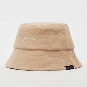 Karl Kani Signature Frottee Bucket Hat in beige, front view - For man