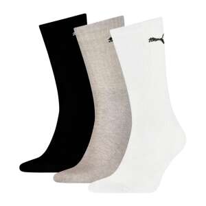 3-pack of Puma crew socks in black, grey, and white - For man