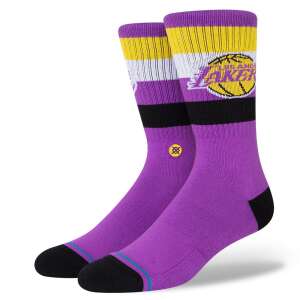 STANCE LAKERS ST CREW purple socks with LA Lakers logo - For man