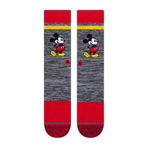 STANCE VINTAGE DISNEY 2020 Mickey Mouse socks for men, grey with red and yellow accents - For man