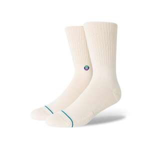 STANCE LOVE CREW white socks, pair of socks, crew socks, men's socks, unisex socks - For man