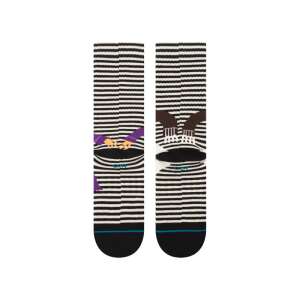 STANCE OOMPA LOOMPA socks, black and white striped socks with Oompa Loompa characters, unisex socks - For man