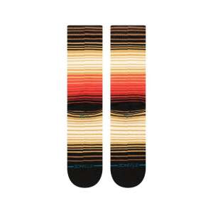 STANCE PINNACLE socks, black, white, red, brown, striped, men's socks - For man