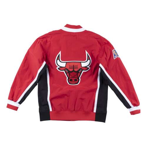 Mitchell & Ness Chicago Bulls 96' Authentic Warm Up Jacket, piros, hátulnézet - Mitchell & Ness