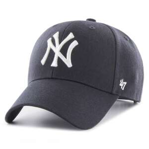 47 Brand New York Yankees MVP baseball cap, navy blue, front view - Fashion & Clothing