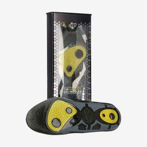 CREP PROTECT Gel Insoles for shoes, black and yellow, comfortable and supportive - Crep Protect
