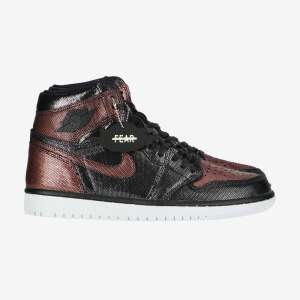 Air Jordan 1 Hi OG Fearless Women's Casual Shoes, Black and Copper - Jordan