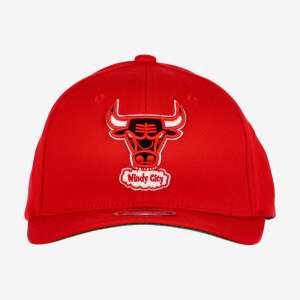 Mitchell & Ness NBA Chicago Bulls Team Ground 2.0 Stretch HWC Snapback baseball sapka, piros, Chicago Bulls logóval - Mitchell & Ness