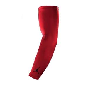 Jordan Shooter Sleeves (2X) manșetă roșie pentru cot pentru bărbați - Fixarea articulațiilor