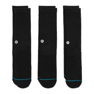 3 Pack Stance Icon Socks in Black, Men's Size M - Fashion & Clothing