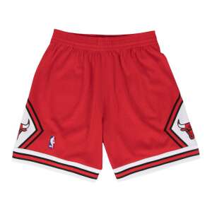 Mitchell & Ness Chicago Bulls Swingman Shorts rote Vorderseite - Mitchell & Ness