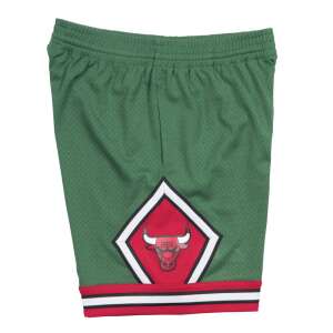 Mitchell & Ness Chicago Bulls Green Week Swingman Shorts, back view - Mitchell & Ness