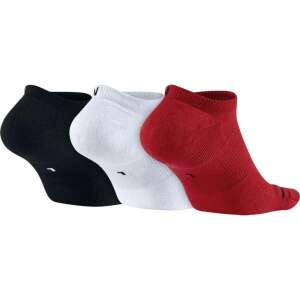 3-pack Jordan Jumpman No-Show Socks in black, white, and red - For man