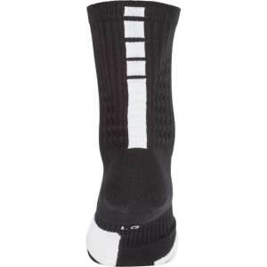 Nike Elite Crew Basketball Socks in Black and White, Size XL - Nike