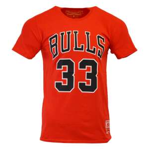 Tričko Mitchell & Ness NBA Chicago Bulls Last Dance Number 33 Tee s logom Bulls a číslom 33 - Mitchell & Ness