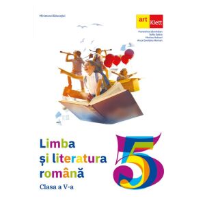 Limba si literatura romana Clasa a V-a Manual by Art Klett, Romanian language textbook for 5th grade - Art
